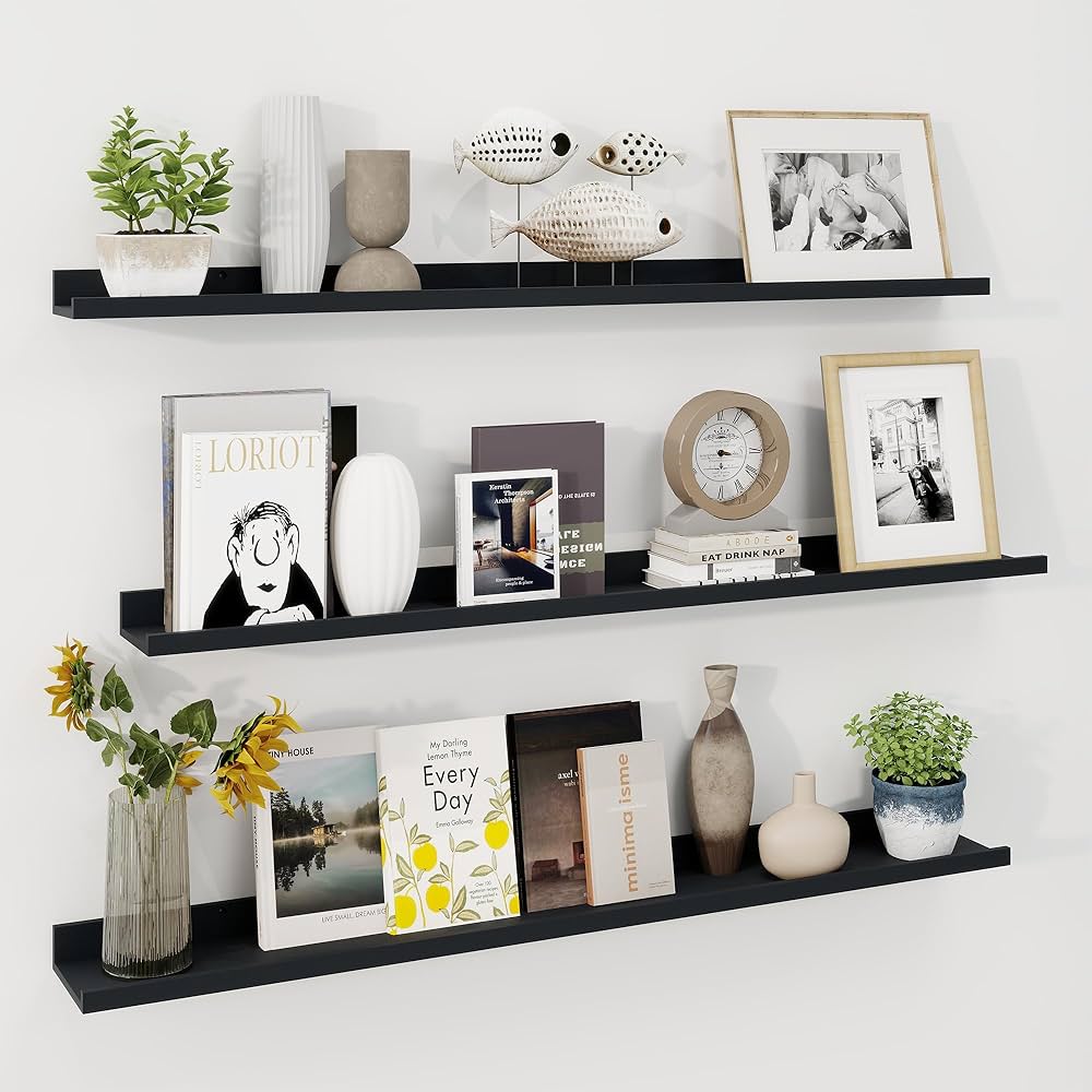 【BGO】新品 EGS SHELF ウォールナット EDGE STAND BYBLIGHT Eulas 69.8 in. Tall Gray Engineered Wood 5-Shelf